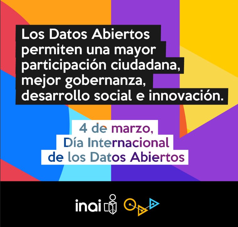 XimenaPuente's tweet image. Hoy conmemoramos el Día Internacional de Datos Abiertos. Conoce más sobre esto en: opendataday.org #OpenDataDay2017 #DatosAbiertos