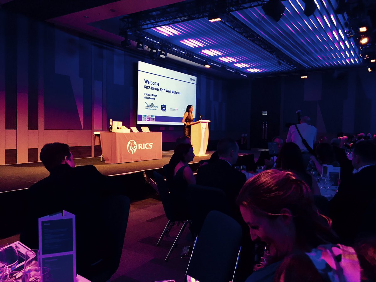 RCARegeneration's tweet photo. @Shefali_oza opening address @RICSMidlands #ricsdinners https://t.co/2621205sD1