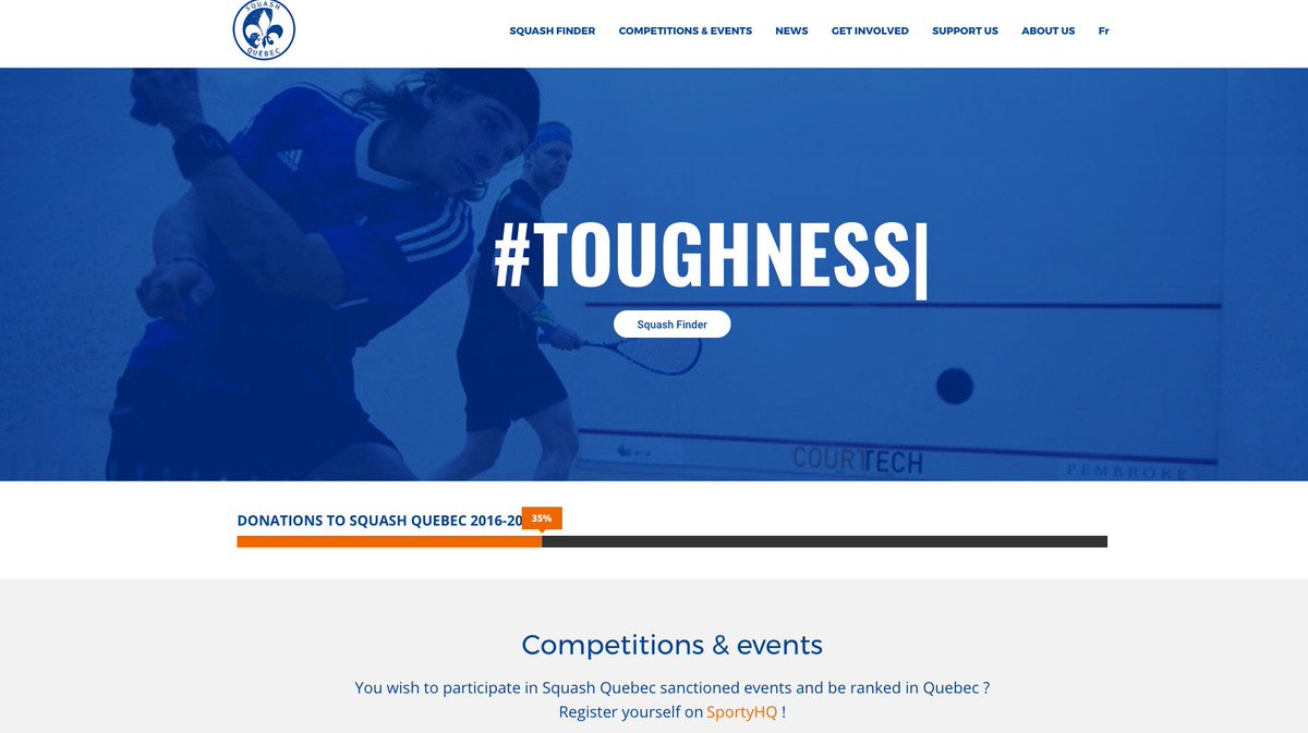 BREAKING NEWS! Squash Qc gets a new website (squash.qc.ca)  AND started a #UrbanSquash program!