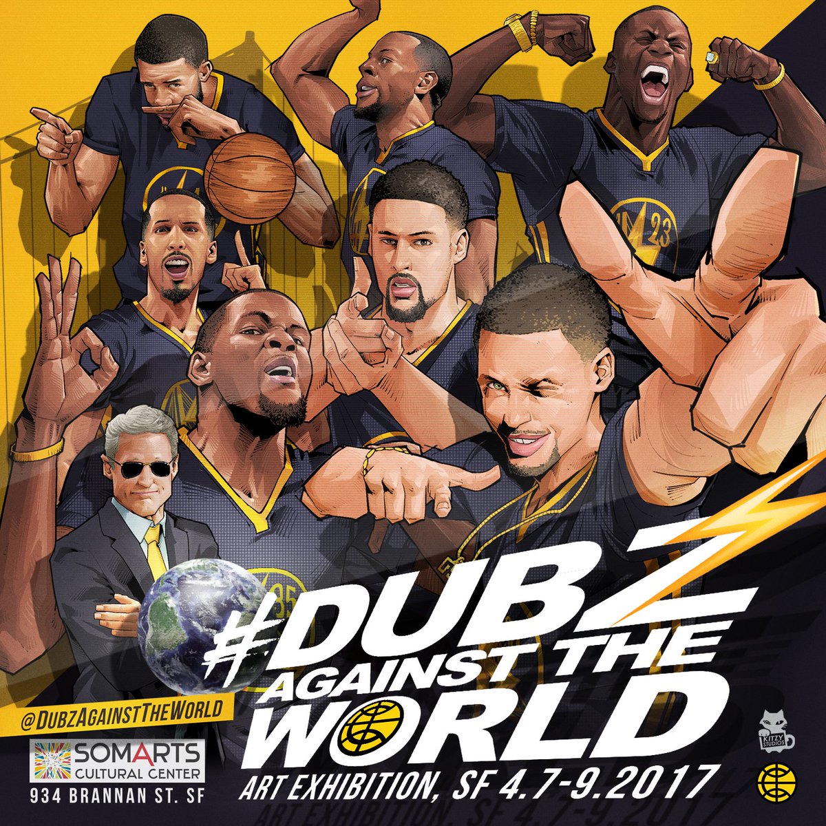 dubzagainstthew's tweet photo. 🔥 DubNation ART EXHIBITION coming to the Bay this April 7-9 | 40 artists, games and food trucks! see https://t.co/wWP9dGSUFn for details ! https://t.co/eJYHmLAYUP