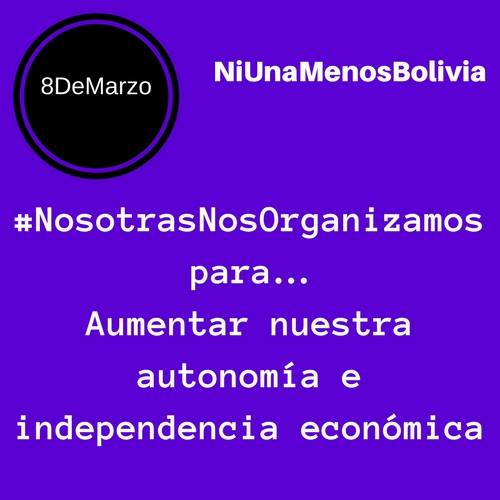 Este #8M las mujeres de Bolivia paramos, y tú, ¿te unes?
#WomensStrike
<a href="/NOmasVG/">NOmasVG</a> <a href="/JoZurBay/">Violencia Género TD</a> @marisleyton @BelenLunaSanz <a href="/CatolicasBo/">Católicas por el Derecho a Decidir Bolivia</a>