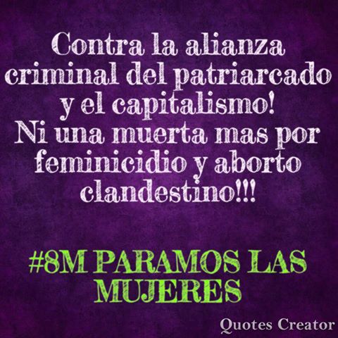 Este #8M las mujeres de Bolivia paramos, y tú ¿te unes?
#WomensStrike
<a href="/NiUnaMenosUsh/">Ni Una Menos Ushuaia</a> <a href="/NiUnaMenos3J/">NiUnaMenos</a> <a href="/NiUnaMenosCL_/">Ni Una Menos Chile</a> <a href="/niunamenos44/">Ni una Menos</a> <a href="/NiUnaMenos_/">NiUnaMenos</a>