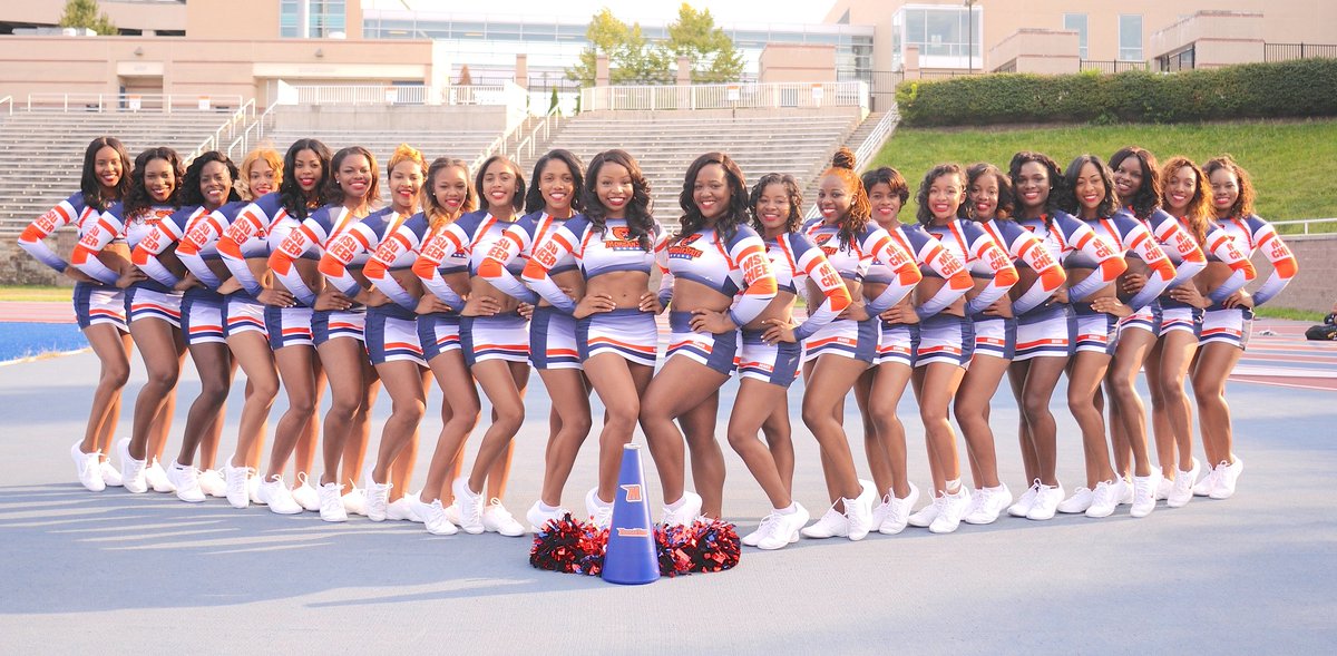 Cheerleaders outdoor asian uniform