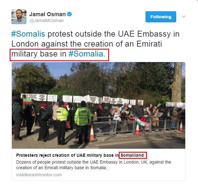 DheegsanShow's tweet photo. #JamalosmanTerrorist @JamalMOsman    Your country is in choas like hell and you are busy to oppose somaliland https://t.co/cEwfRlshu7