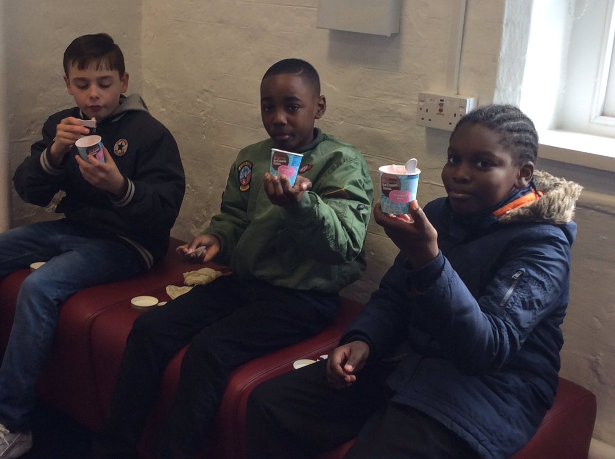 St_JamesSchool's tweet photo. Y6 enjoying a taste of #icecream from @icecreamunion thank you very much! https://t.co/KUEvjY2NQ1