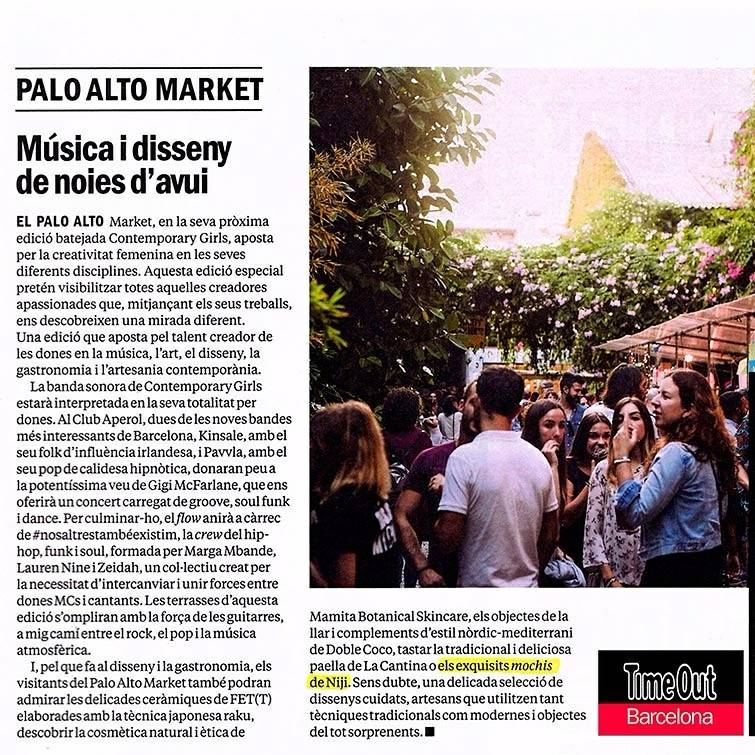 ¡<a href="/TimeOutBCN/">Time Out Barcelona</a> nos recomienda en sus páginas! Venid este finde a comer nuestros #mochi a @PaloAltoMarket