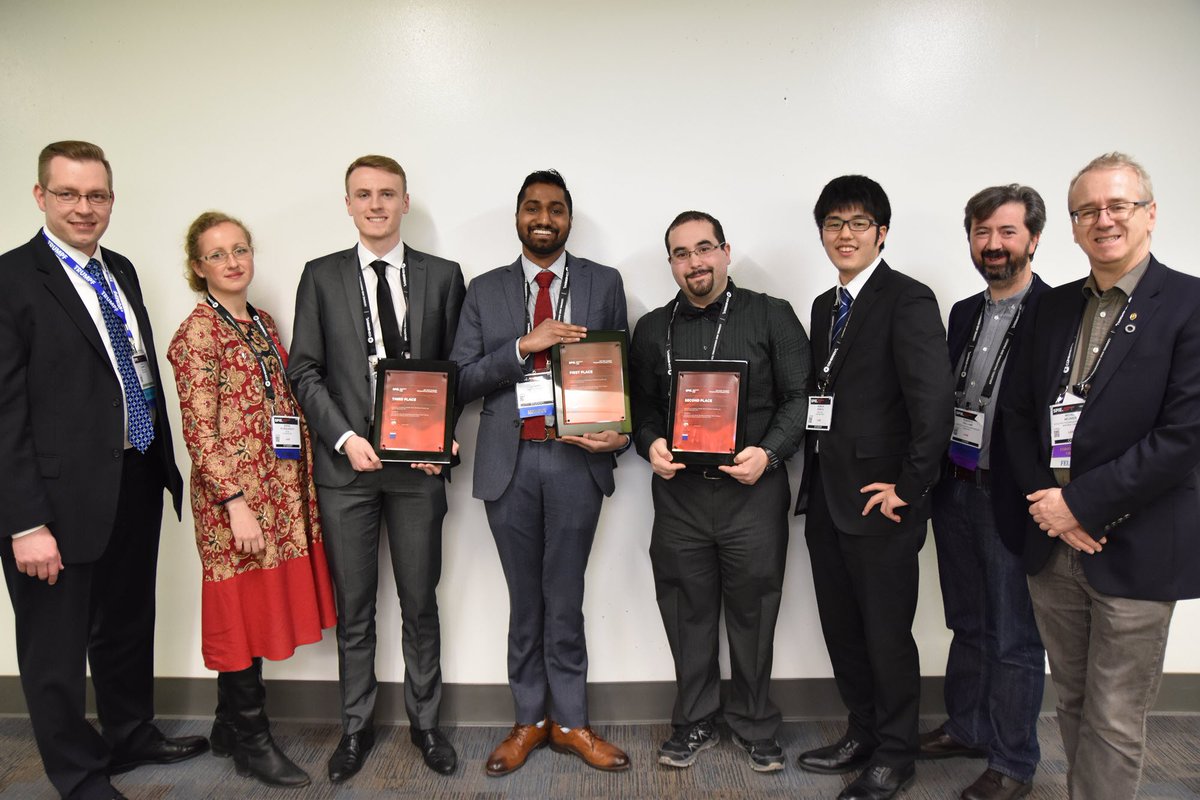 HermanLaserLab's tweet image. Congratulations Kevin Jacobs and David Roper for 1st and 3rd best-student paper prizes at SPIE Photonics West.  Excellent science and talks.