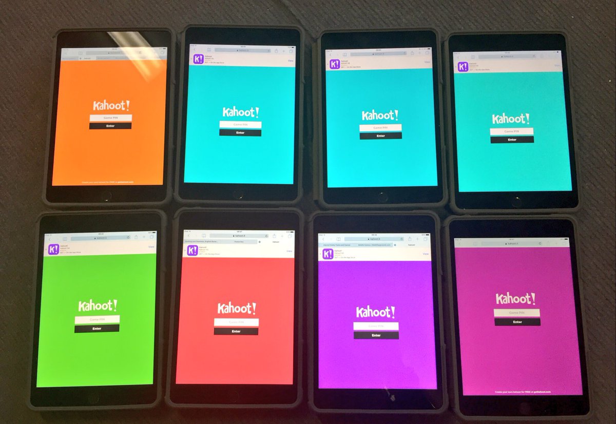 lowra_mcgonagle's tweet photo. Technology @ the ready @GetKahoot.Children loved learning through this game based platform #learningisfun #motivation #ipad @BearsdenPrimary https://t.co/Qy2wQnWtEp