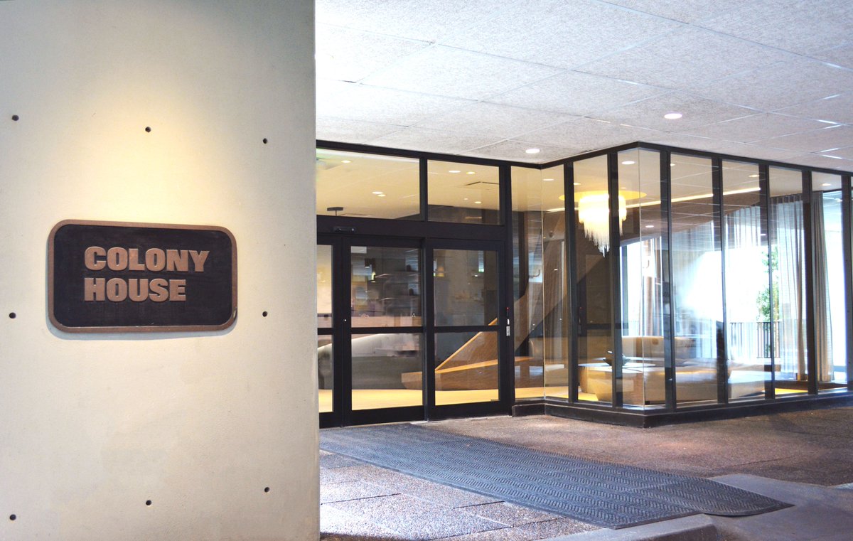 #FlashbackFriday! Colony House, located in #midtown #Atlanta, was a #renovation of common areas- new walls, flooring, ceilings, &amp; lighting.