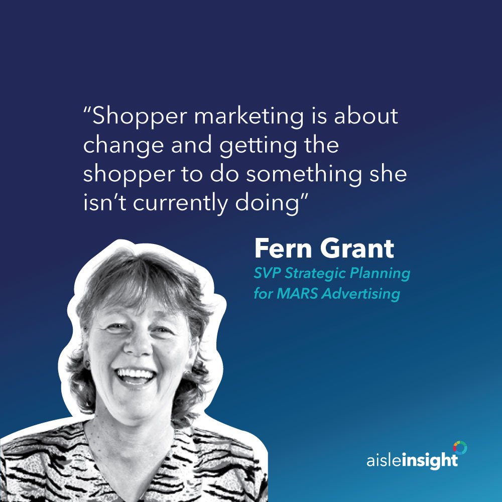 aisleinsight's tweet photo. For 15 years Fern worked conducting insight projects and developing marketing strategies for companies like Unilever. #HowAShopperShops https://t.co/3cB2jvC2BP