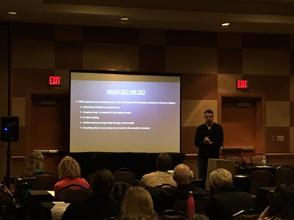 LaraMJennings's tweet photo. Michael Stark shares at #NADE2017 on how students can help students 24/7 through a math club (see https://t.co/OiDv9mb0A4 ). https://t.co/1JWoeyTp1M