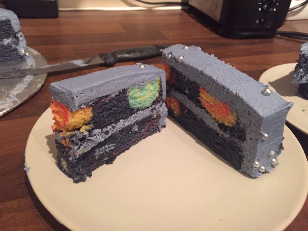 illo_luv's tweet photo. Results! (Read my conclusions of this cake test on IG) #planetcake #galaxycake #spacecake https://t.co/PDwrbrWFmP https://t.co/IDNzSOwPhm