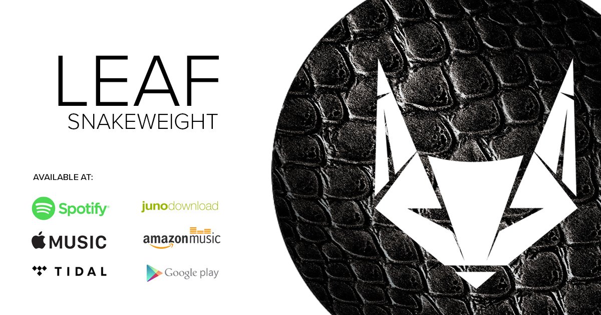 Our first release, Snakeweight by Leaf, is now out on all online music stores! #NewMusic #Releases #SoundsystemMusic soundcloud.com/badmanstudios/…
