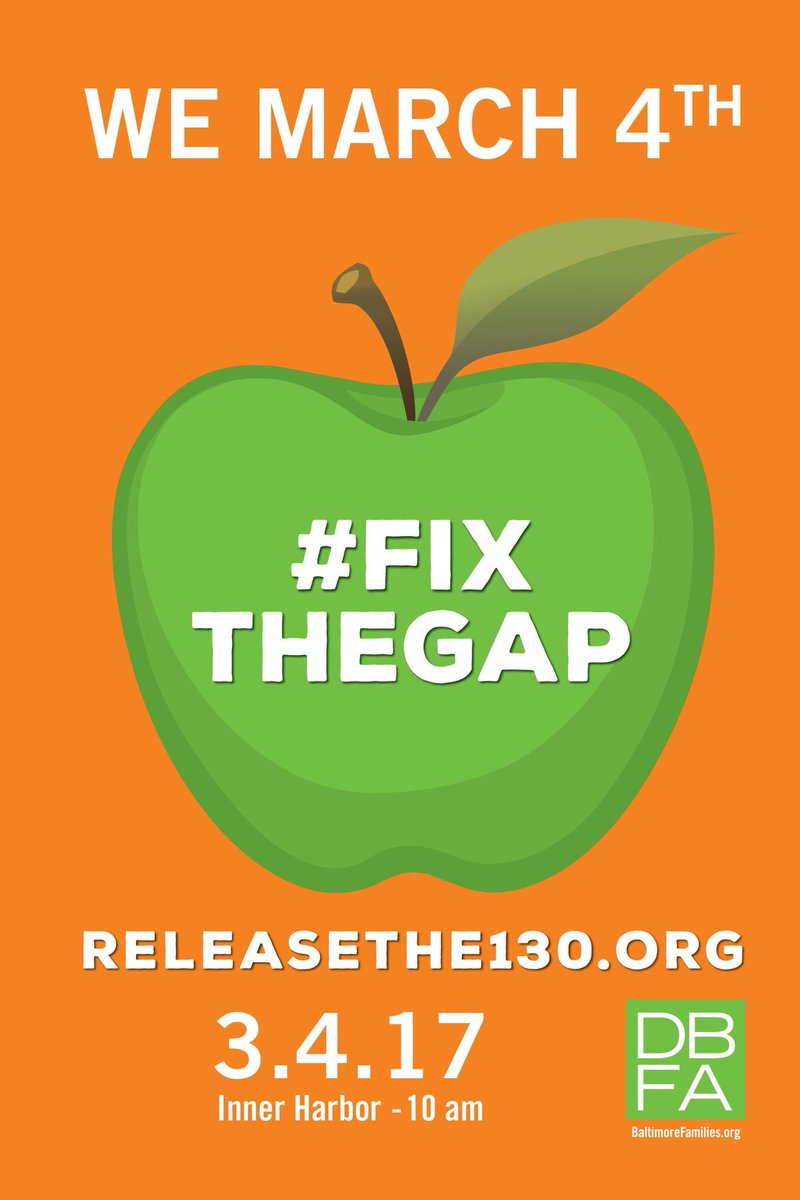 It's almost here! Join families &amp; advocates tomorrow to #FixTheGap. 10am at Rash Field.