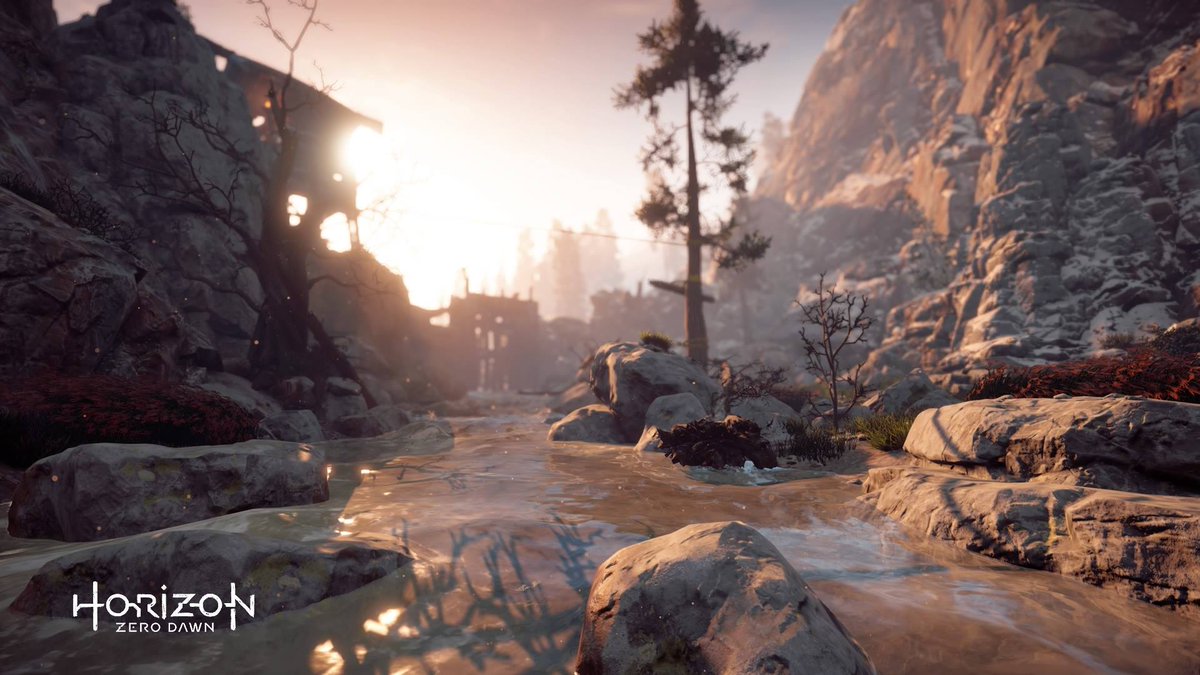 aclockworkrobot's tweet image. #HorizonZeroDown #screenshot #gaming #PS4Share #PS4 #Gaming #gamer #videogames - I have really enjoyed the scenery, and story so far!