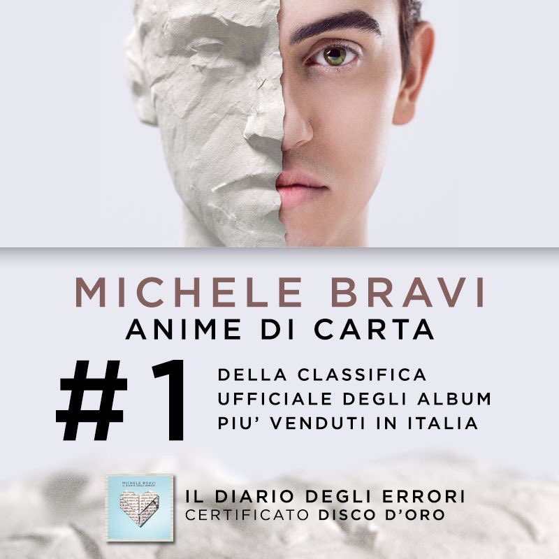 forrest13's tweet photo. "... di lasciare indietro una ragione per tornare" 🎶 Eccola, @michele_bravi ☝🏼🔝#AnimeDiCarta #Universal @FIMI_IT @umitalia @andrex89 https://t.co/CCIsOTYMef