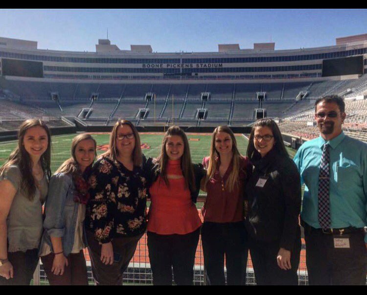 This '17 OAFCS Conference held many surprises! We support FCS in all locations!🏆❤️🎉 #GoPokes #TigerPride #orangeandblackforever