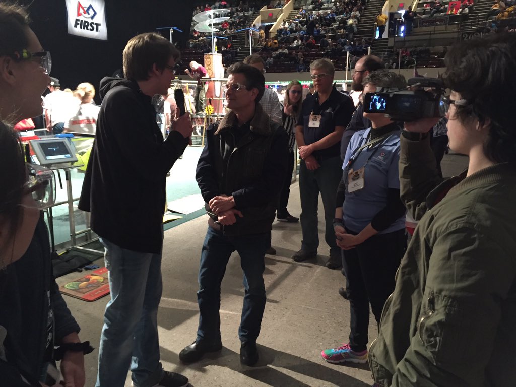4786nicoletfear's tweet photo. Thanks Dean Kamen for your exclusive interview #omgrobots #frc #northernlightsregional #deankamen https://t.co/njoQ4HgrI5