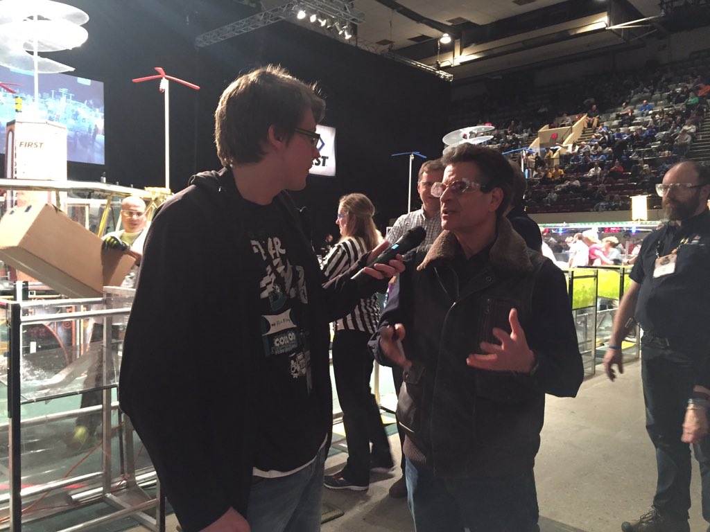 4786nicoletfear's tweet photo. Thanks Dean Kamen for your exclusive interview #omgrobots #frc #northernlightsregional #deankamen https://t.co/njoQ4HgrI5