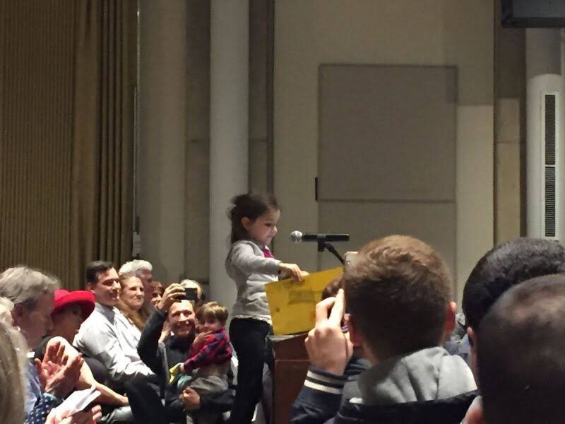 MfRocco's tweet photo. Future historic preservationist, 6yr old Vi DiResta, presents her vision for future of #BaxterHouse, Port Washington https://t.co/CLut9lps1P https://t.co/klOnVexsA3