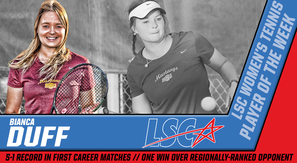 WTENNIS: Duff collects <a href="/LoneStarConf/">Lone Star Conference</a> Women's Tennis Player of the Week honors #StangGang #RaisetheHoof bit.ly/2m4VBOt