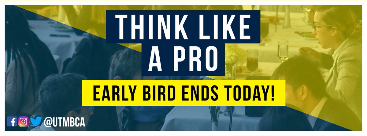 utmbca's tweet photo. Early bird tickets end TONIGHT at 11:59pm! Multiple universities have already signed up! Register here: https://t.co/JuCP3QXfwN https://t.co/PNzpiU5ZIM