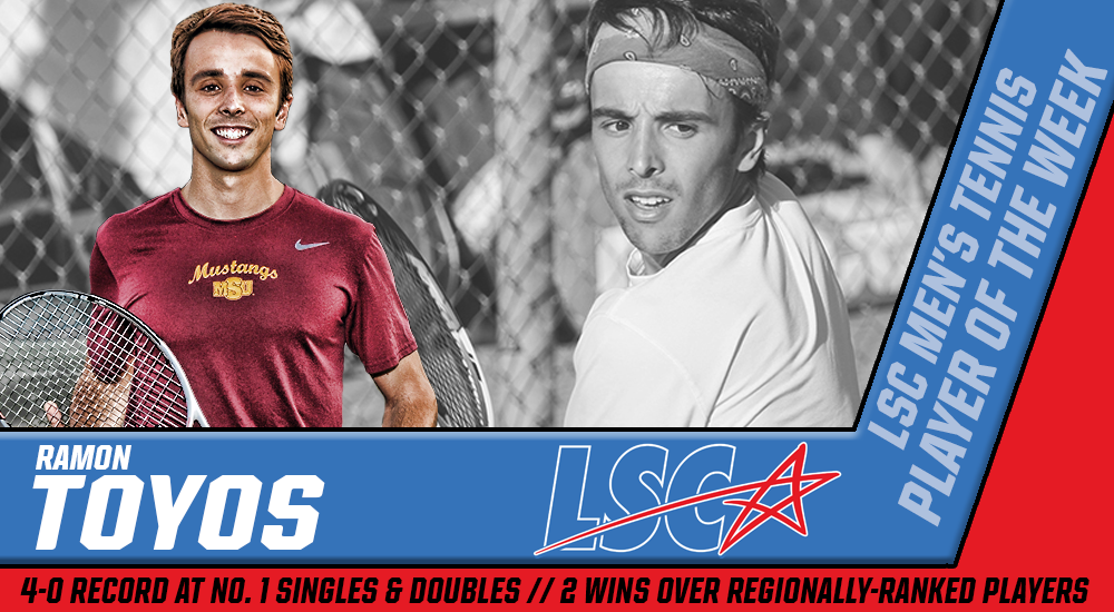 MTENNIS: Toyos tabbed <a href="/LoneStarConf/">Lone Star Conference</a> Men's Tennis Player of the Week #StangGang #RaisetheHoof bit.ly/2mVDPuW