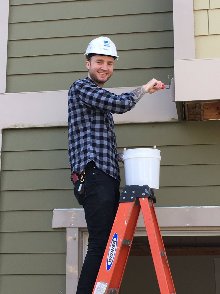 ForestBronzan's tweet photo. Pristine email and pristine painting from Sean @EmailAptitude @Habitat_org volunteer day! https://t.co/gBTyngIutf