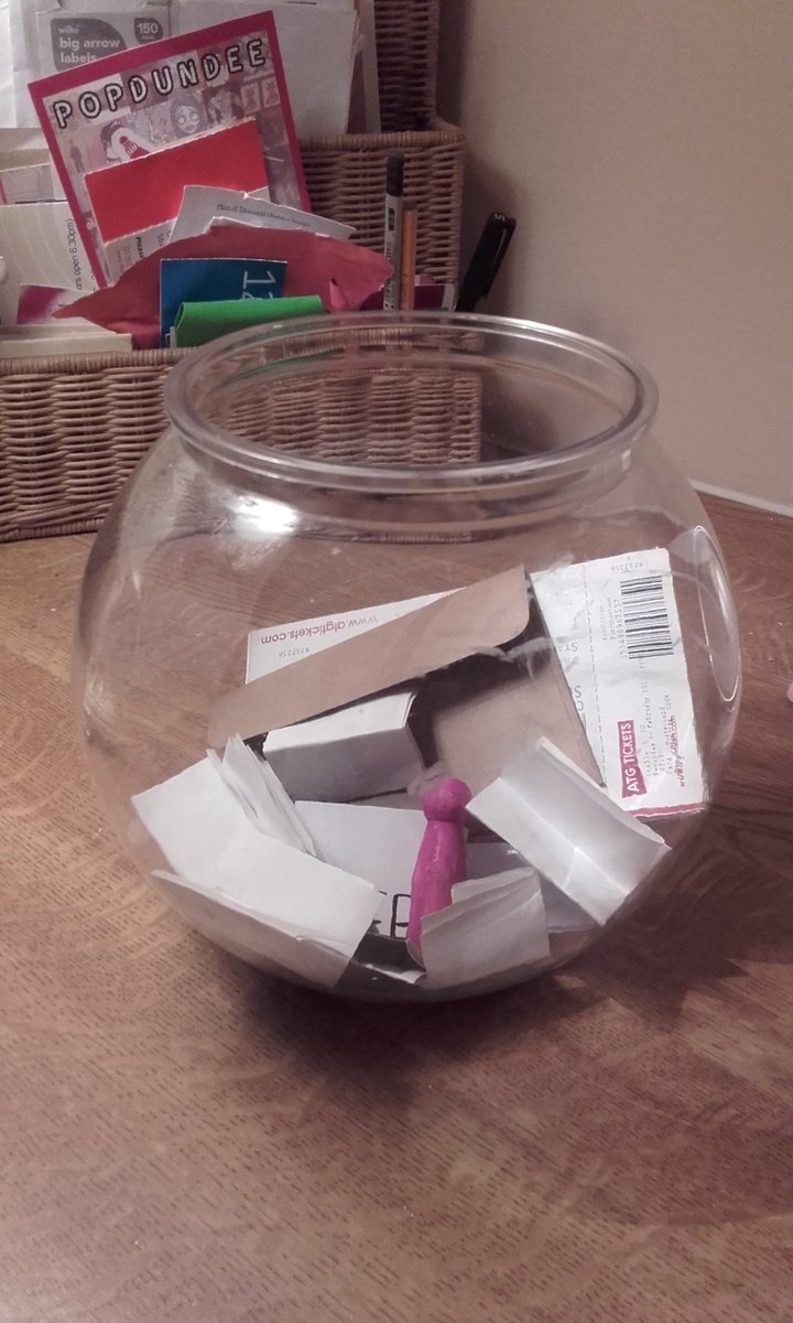 ChrisDukeDesign's tweet image. When I have a fab memory I write it down and put it in the bowl. On New years eve I look and reflect on the good as the year ends