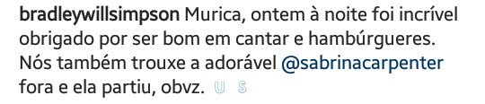 SabrinaCBrasil1's tweet photo. Bradley will Simpson via Instagram!  ❤ https://t.co/OTpObEPZzE