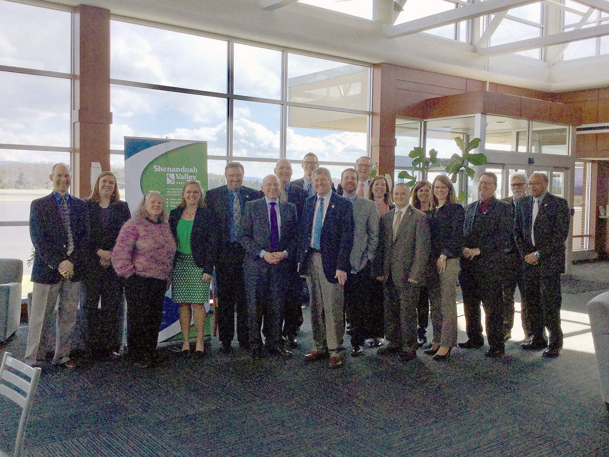 Collaboration, Partnership, Results. Enjoyed hosting @YesVirginia_org leader Stephen Moret w/ our Valley team today!