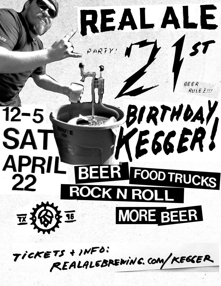 RealAleBrewing's tweet image. Party time. Excellent. 

Tickets on sale now, y'all: realalebrewing.com/kegger