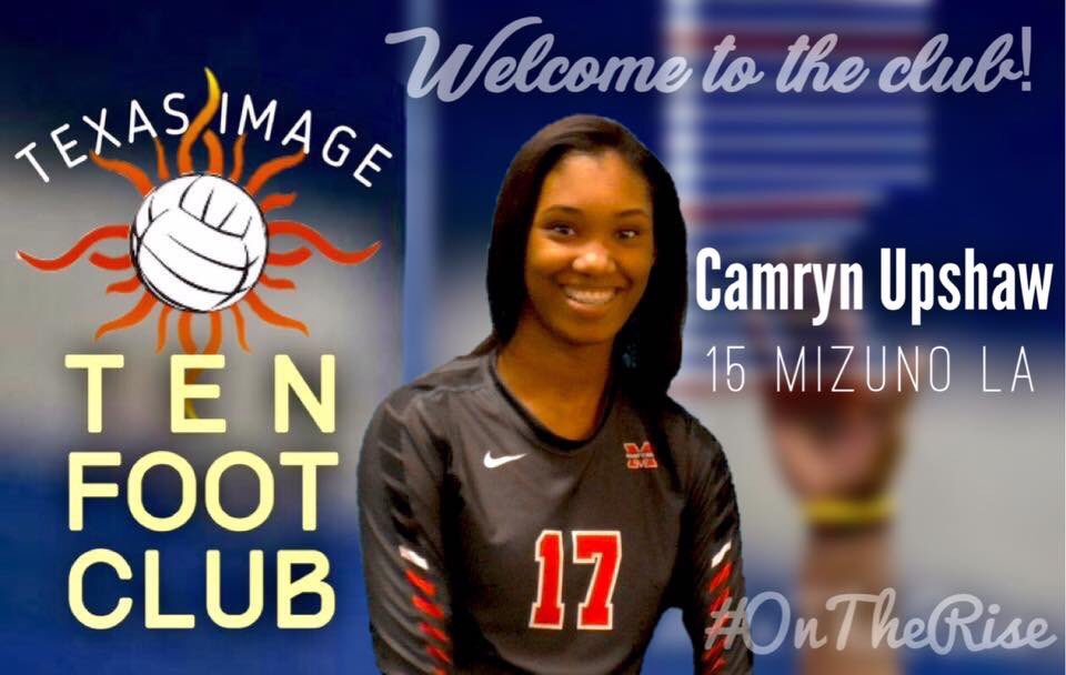 tximg's tweet photo. Congratulations to Camryn Upshaw (MB/15MizunoLa)for joining https://t.co/QjLTzJQKqw 10' Club! #ReppinTexasImage #TexasImageStrong #OnTheRise https://t.co/odmRvn0WiU