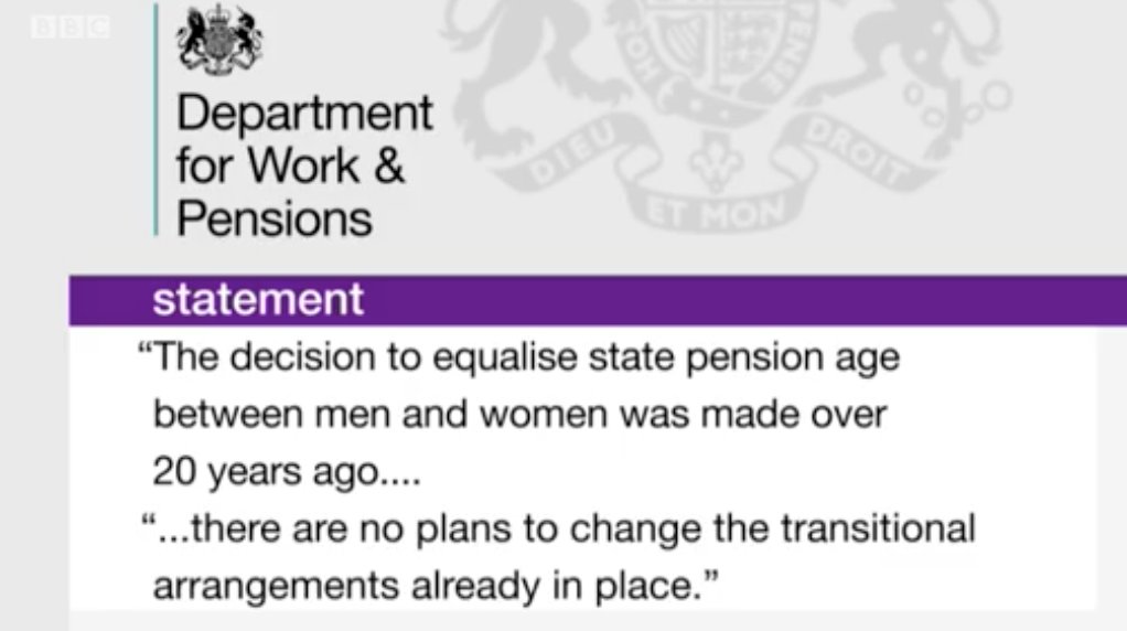 WASPI_Campaign's tweet image. What "transitional arrangements", @DWP?
There aren't any for #WASPI women.
Via @BBCLookNorth