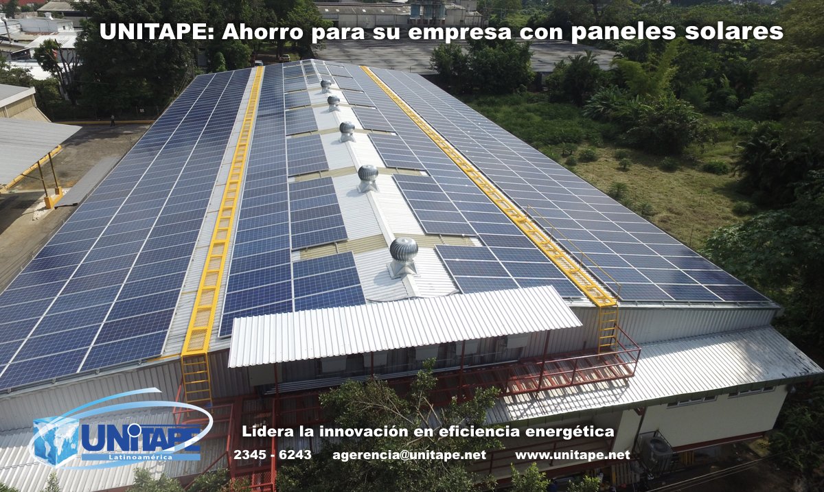 unitape_latino's tweet photo. Pague menos en su consumo de energía con paneles solares, en #Unitape tenemos la experiencia para ayudarle: https://t.co/2bmUmH869K https://t.co/TgsRp4S9Qv