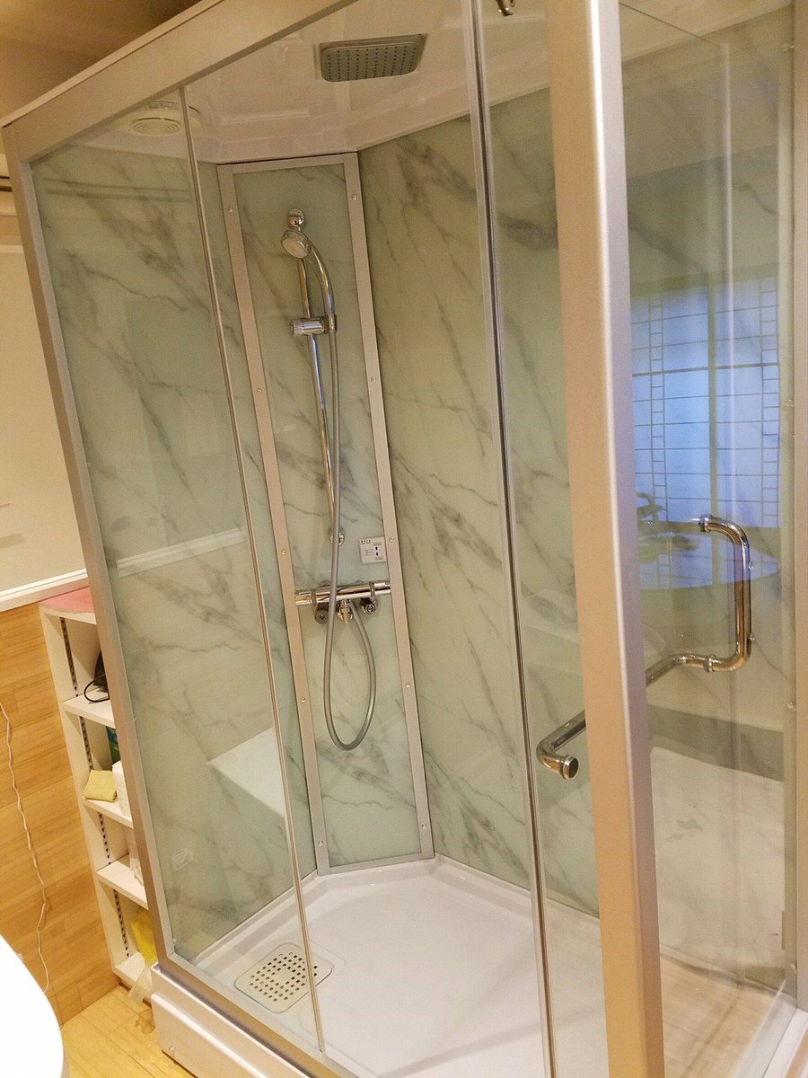 O Xrhsths 株 エムケークリエーション Sto Twitter ブログ更新 施工例の紹介 最新のお知らせなどこちらのブログからどうぞ シャワーユニット入れ替え工事 T Co Nbvev0o56c Mkc シャワーブース シャワーユニット おしゃれ リフォーム