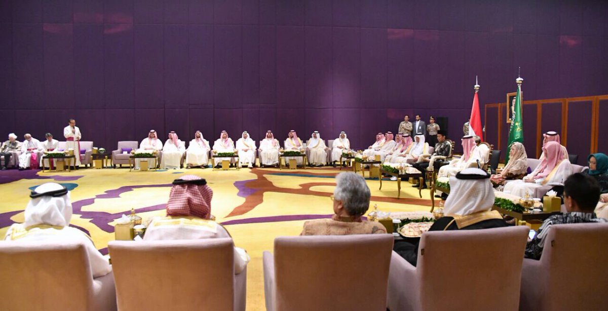 Dialog yang menyejukkan antara 28 tokoh lintas agama dengan Raja Salman, kemarin, kita teruskan di semua wilayah RI. Rawat toleransi! -Jkw
