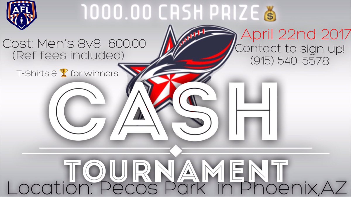 AFLFLAGFOOTBALL's tweet photo. Football players in Phoenix! I'm putting a cash tournament on 4/24! Champions win shirts/trophy/and Cash! 

Hit me up to play! https://t.co/JvJoLfxCfB