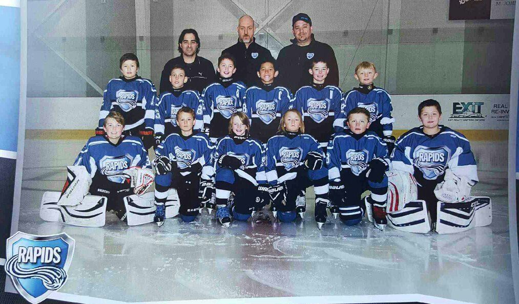 SvrapidsnoviceA's tweet photo. @SvrapidsnoviceA Rapids into Championships Final, Game 1 Sunday vs Kanata Blazers @KanataHockey. Go Rapids!! #letsgorapids #whataseason https://t.co/oYQ8EIXS8W