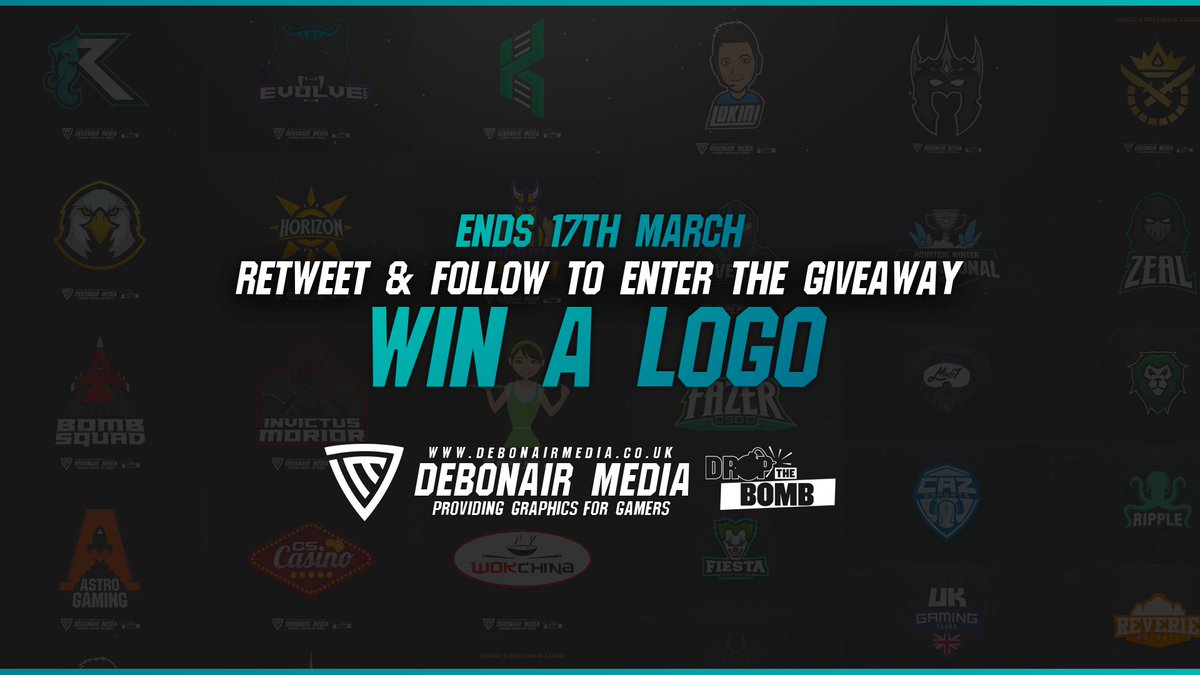 DebonairMedia's tweet photo. WIN A LOGO! LOGO GIVEAWAY!
Retweet &amp; Follow to enter.

https://t.co/uqp35MZDrZ

Ends 17th March 🙏🏼 https://t.co/KZwDrM1gjK