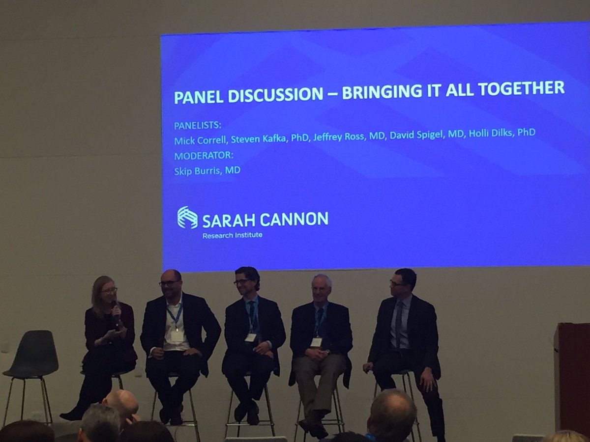 Thank you to our expert panel discussing personalized medicine today at #SCSM17 #fightingcancertogether