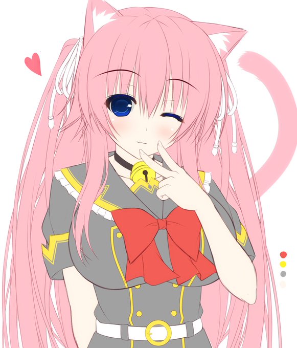 みみけということでたまたま描いてた叶ちゃんに色々付け足して猫にしました('∀`) 