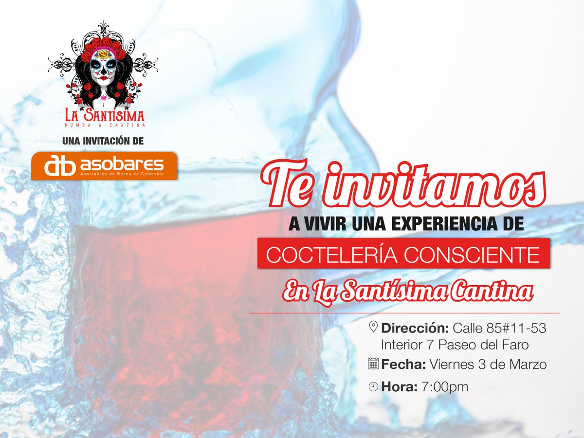 LaSantisima_'s tweet photo. Hoy nos vamos con coctelería consciente que apoya proveedores sostenibles @Asobares y buena farra! https://t.co/CqRG9AsRnw