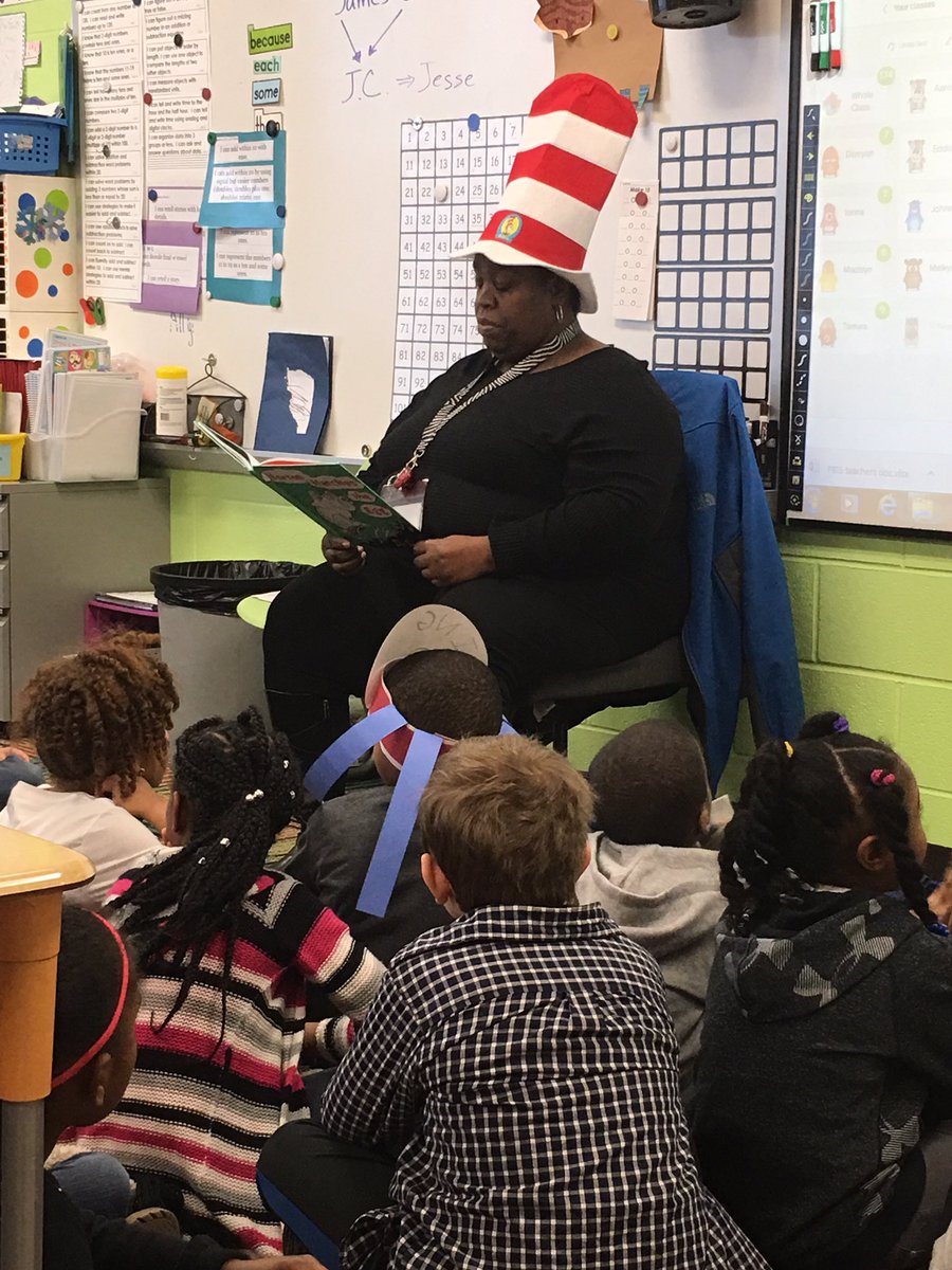 ita_michelle's tweet photo. Thank you Ms. Besteder for guest reading in Mrs. Toppings and Mrs. Satterfield's classes in celebration of Dr. Seuss week. #readacrosscle https://t.co/DP1ctwB7pO