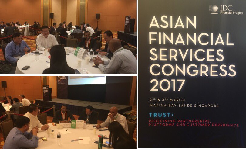DevKMenon's tweet photo. Had an amazing experience hosting the roundtable at #AFSC2017, #Fintech.
#Digital has created new paths of innovation in banking. https://t.co/O83Z3W6gyC
