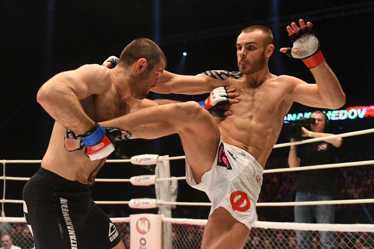 M1GlobalNews's tweet photo. Sergey Romanov vs Magomed Sultanakhmedov fight! Watch all #M1Challenge75 event fights free on M1GlobalTV: https://t.co/gTe3tFW2Bb https://t.co/I1pQWx3w9i