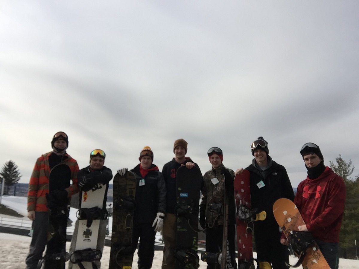 Enjoyed the day on the slopes with some awesome guys.
