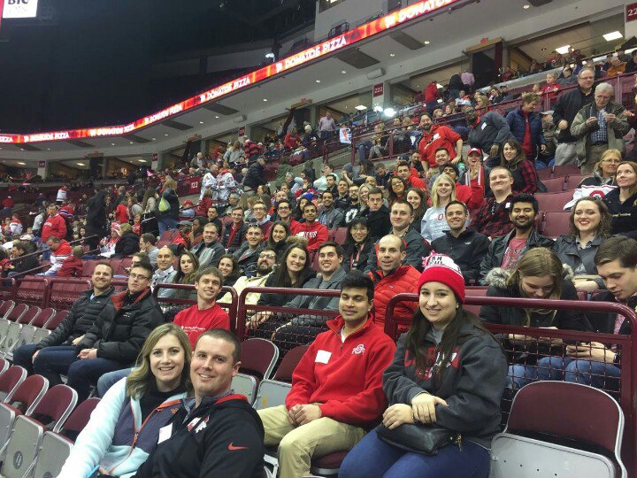 MadamMerz's tweet photo. Bonding over the Buckeyes at the Schott #FisherRedCarpet2017 https://t.co/wzHhnwRe3s