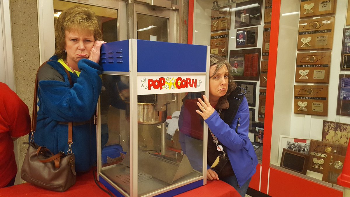 ABESCardinals's tweet photo. Too bad the popcorn machine didn't make it... 🍿 https://t.co/A9wqqfvLES