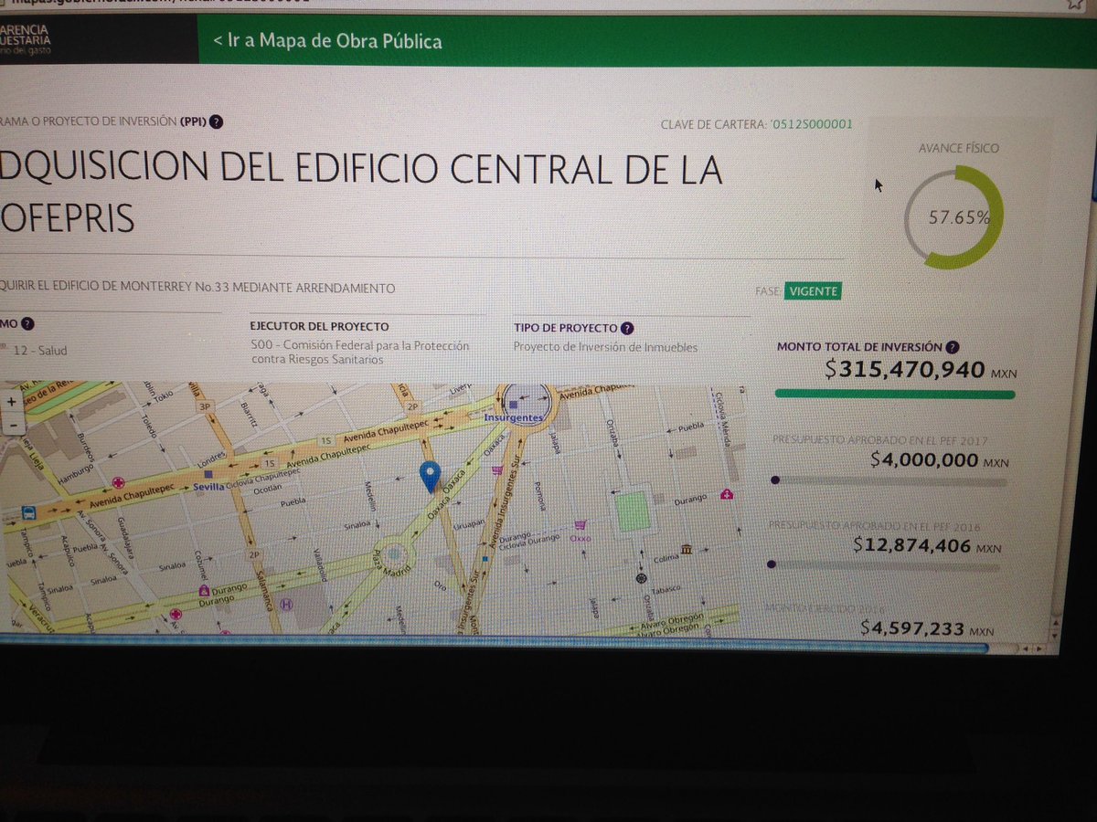 VigilaTuCiudad's tweet photo. Adquisición edificio central @COFEPRIS #DatosEnLaCalle @TPresupuestaria (Desde 2002 se adquirió este inmueble, costo 315millones) https://t.co/wsOOuVqW8S